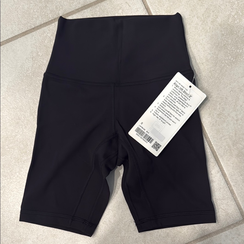 NWT Lululemon High Rise Align 8in Biker Short